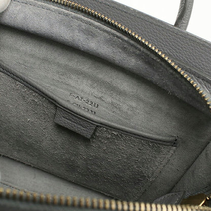 二手 Celine 手提包 女士品牌 CELINE Luggage Nano 189243AQL.10KL 灰色 USDCE108660011