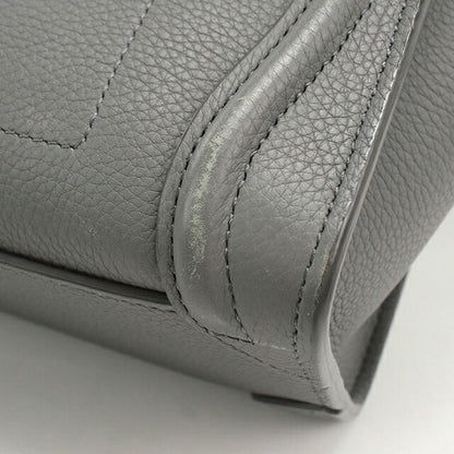 二手 Celine 手提包 女士品牌 CELINE Luggage Nano 189243AQL.10KL 灰色 USDCE108660011