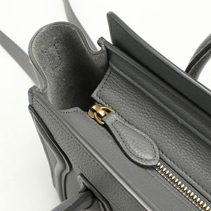 二手 Celine 手提包 女士品牌 CELINE Luggage Nano 189243AQL.10KL 灰色 USDCE108660011