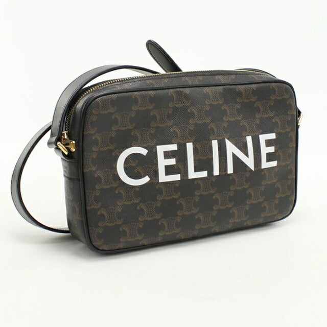 中古 セリーヌ 斜め掛け ショルダーバッグ メンズ CELINE トリオンフ