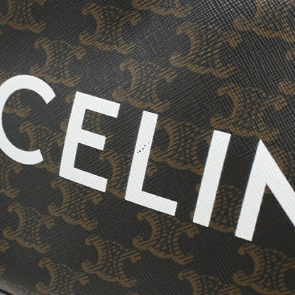 中古 セリーヌ 斜め掛け ショルダーバッグ メンズ CELINE トリオンフキャンバス ミディアム メッセンジャーバッグ レザー 194502CIM.38OG USDCE108714011