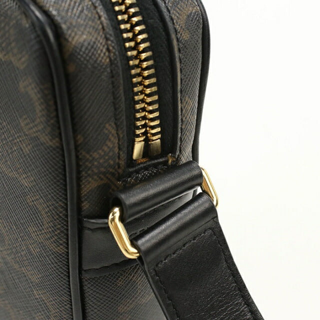 中古 セリーヌ 斜め掛け ショルダーバッグ メンズ CELINE トリオンフキャンバス ミディアム メッセンジャーバッグ レザー 194502CIM.38OG USDCE108714011
