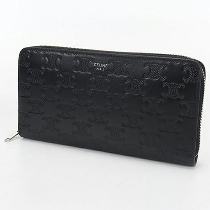 中古セリーヌ长财布拉ウンドァァスナー メンズ ブランド CELINE torigonfuenbosu rajiジジジジウォretto burakku USDCE109053011