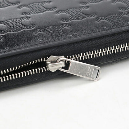 中古セリーヌ长财布拉ウンドァァスナー メンズ ブランド CELINE torigonfuenbosu rajiジジジジウォretto burakku USDCE109053011