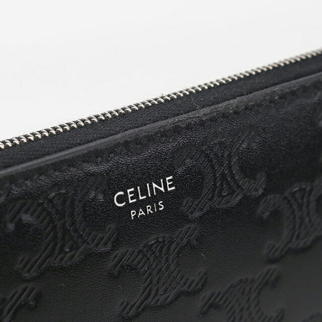 中古 セリーヌ 長財布ラウンドファスナー メンズ ブランド CELINE