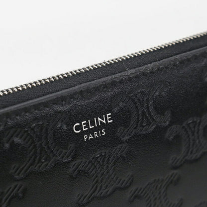 中古セリーヌ长财布拉ウンドァァスナー メンズ ブランド CELINE torigonfuenbosu rajiジジジジウォretto burakku USDCE109053011