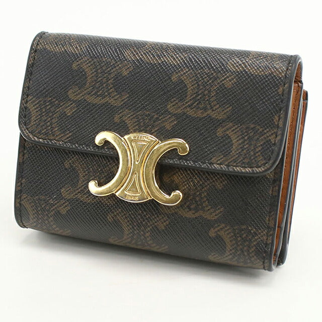 中古 セリーヌ 三つ折り財布 三折財布 レディース ブランド CELINE