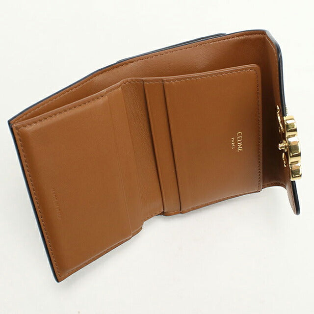中古 セリーヌ 三つ折り財布 三折財布 レディース ブランド CELINE