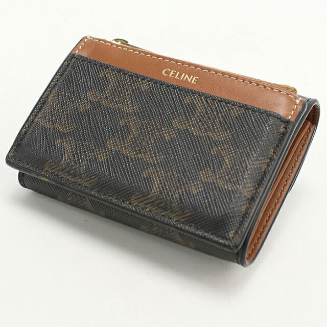 中古 セリーヌ 三つ折り財布 三折財布 レディース ブランド CELINE