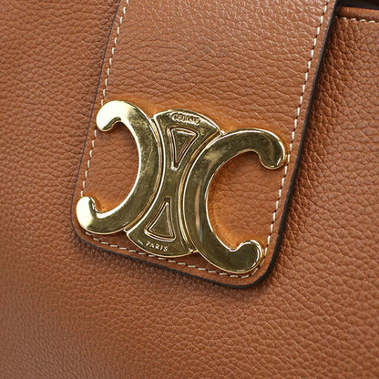 Used Celine tote bag ladies brand CELINE Triomphe 2WAY brown USDCE109276011