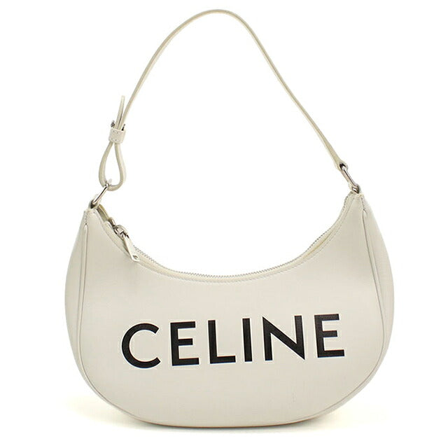 中古 セリーヌ セミショルダー レディース ブランド CELINE アヴァ ワンショルダー レザー 193953 ホワイト USDCE109798011