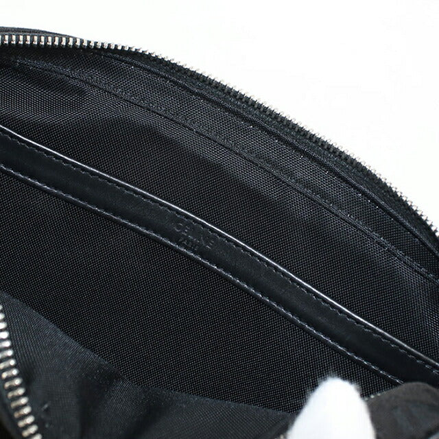 中古 セリーヌ 斜め掛け ショルダーバッグ メンズ ブランド CELINE メッセンジャーバッグ ブラック USDCE109850011