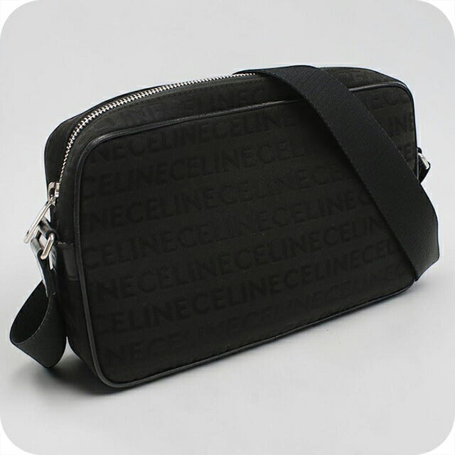 中古 セリーヌ 斜め掛け ショルダーバッグ メンズ ブランド CELINE メッセンジャーバッグ ブラック USDCE109850011