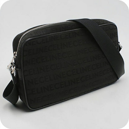中古 セリーヌ 斜め掛け ショルダーバッグ メンズ ブランド CELINE メッセンジャーバッグ ブラック USDCE109850011