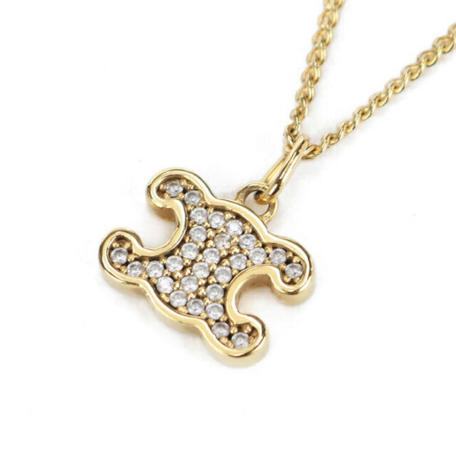 Used Celine Necklace Women&