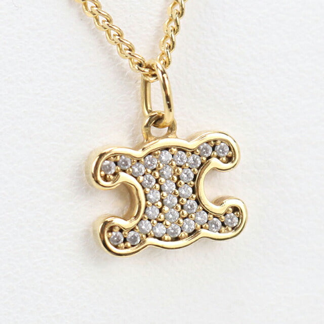 Used Celine Necklace Women&