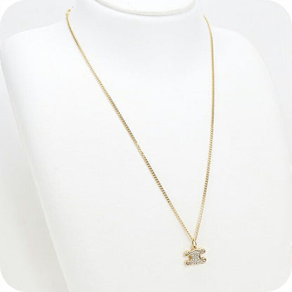Used Celine Necklace Women&