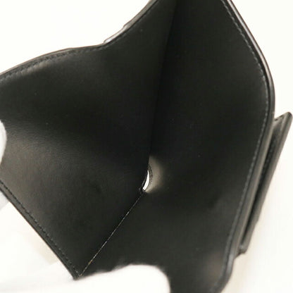 中古 セリーヌ 三つ折り財布 三折財布 レディース ブランド CELINE トリオンフ コイン入れ付コンパクトウォレット ブラック USDCE110265011