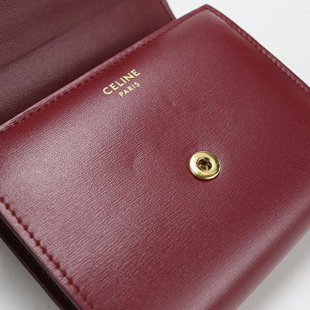 中古 セリーヌ 三つ折り財布 三折財布 レディース ブランド CELINE