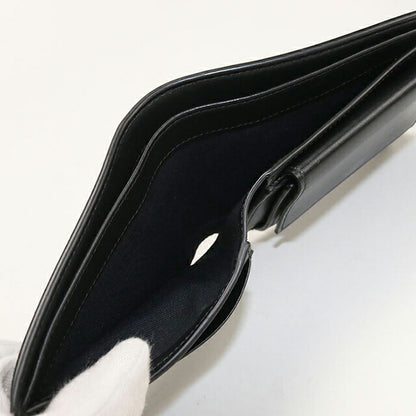 中古 セリーヌ 二つ折り財布 二折財布 メンズ ブランド CELINE トリオンフキャンバス バイフォールドウォレット 10C87 ブラック USDCE110478011