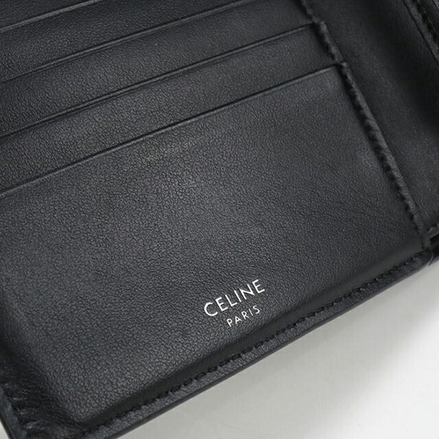 中古 セリーヌ 二つ折り財布 二折財布 メンズ ブランド CELINE