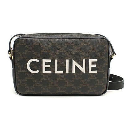 中古 セリーヌ 斜め掛け ショルダーバッグ メンズ ブランド CELINE トリオンフキャンバス ミディアムメッセンジャーバッグ 194502CIM.38OG USDCE110489011