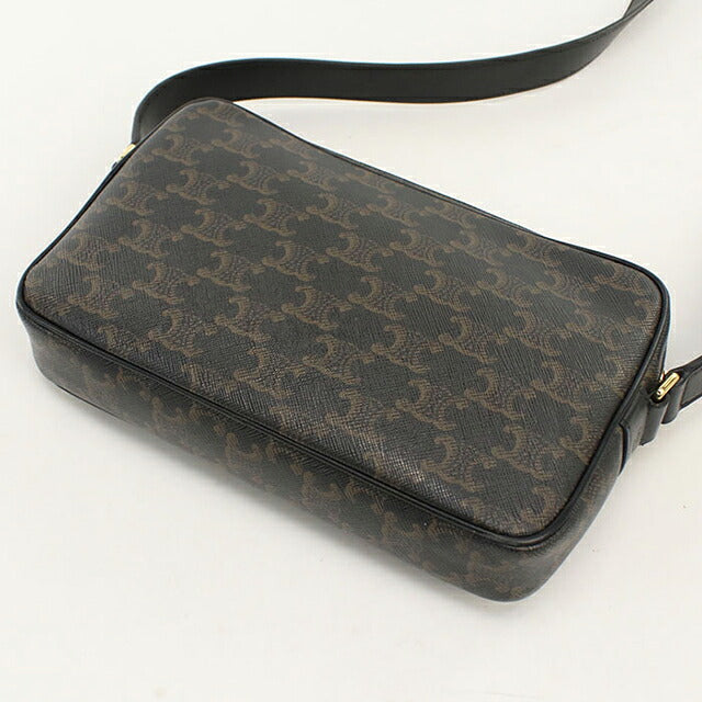 中古 セリーヌ 斜め掛け ショルダーバッグ メンズ ブランド CELINE トリオンフキャンバス ミディアムメッセンジャーバッグ 194502CIM.38OG USDCE110489011
