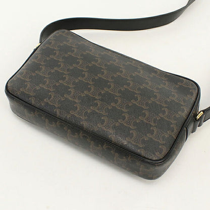 中古 セリーヌ 斜め掛け ショルダーバッグ メンズ ブランド CELINE トリオンフキャンバス ミディアムメッセンジャーバッグ 194502CIM.38OG USDCE110489011