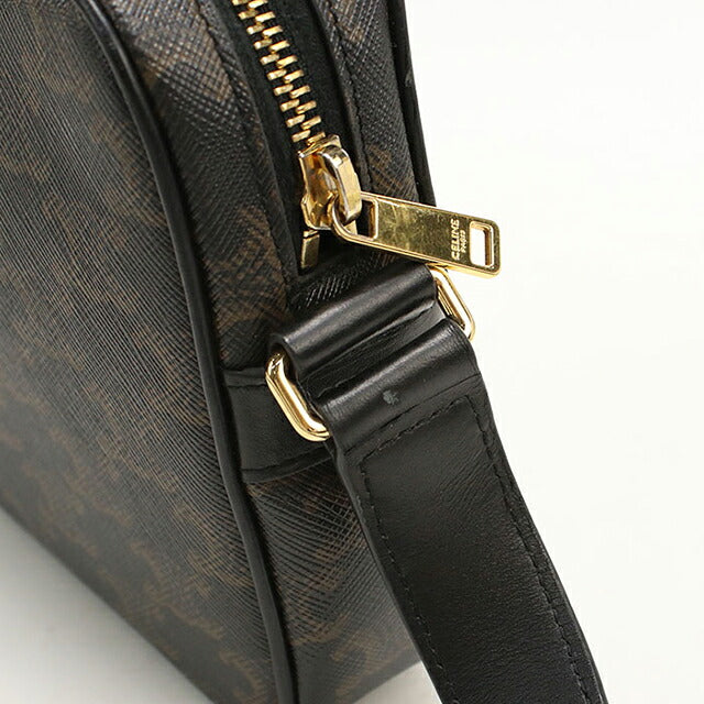 中古 セリーヌ 斜め掛け ショルダーバッグ メンズ ブランド CELINE トリオンフキャンバス ミディアムメッセンジャーバッグ 194502CIM.38OG USDCE110489011