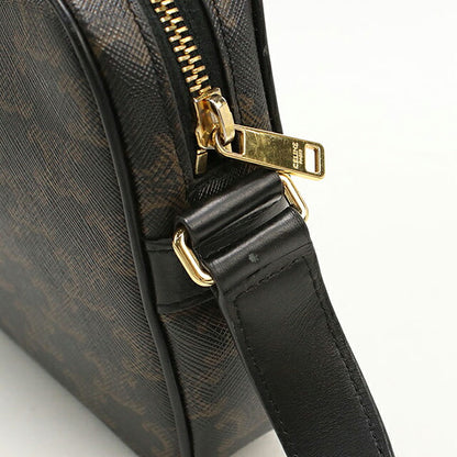 中古 セリーヌ 斜め掛け ショルダーバッグ メンズ ブランド CELINE トリオンフキャンバス ミディアムメッセンジャーバッグ 194502CIM.38OG USDCE110489011