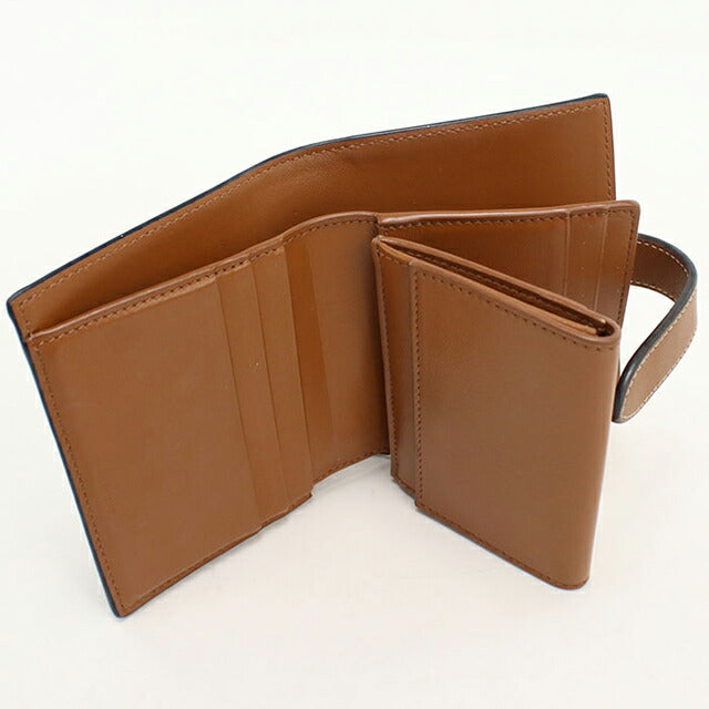 中古 セリーヌ 二つ折り財布 二折財布 コンパクト レディース ブランド CELINE トリオンフキャンバス スモール ストラップウォレット USDCE110728011