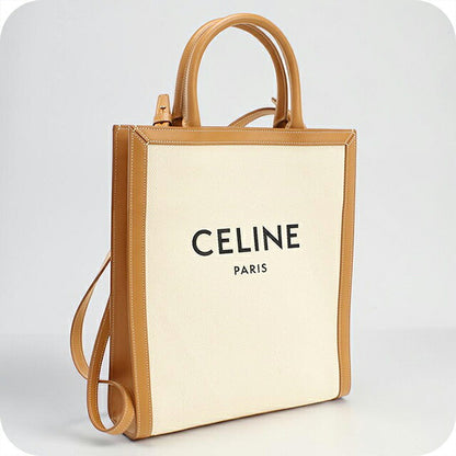 中古 セリーヌ トートバッグ レディース ブランド CELINE  スモール バーティカル カバ 2WAY 192082BNZ.02NT ホワイト USDCE111037011