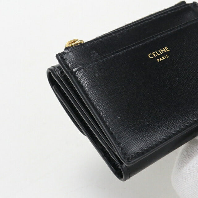 中古 セリーヌ 三つ折り財布 三折財布 レディース ブランド CELINE