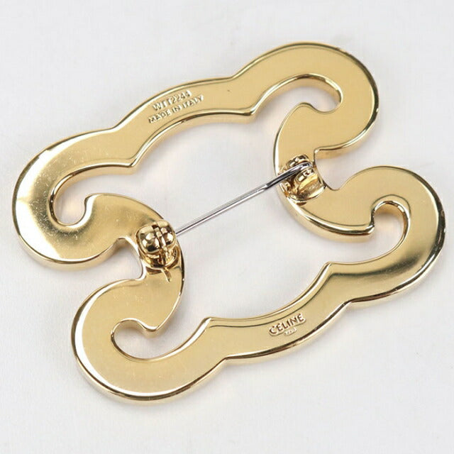 中古 セリーヌ ブローチ レディース ブランド CELINE トリオンフ ゴールド アクセサリー USDCE112154011