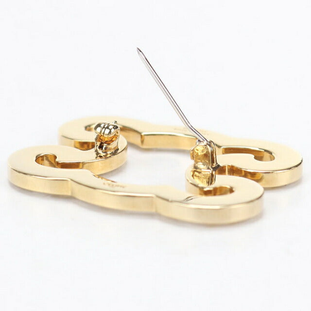 中古 セリーヌ ブローチ レディース ブランド CELINE トリオンフ ゴールド アクセサリー USDCE112154011