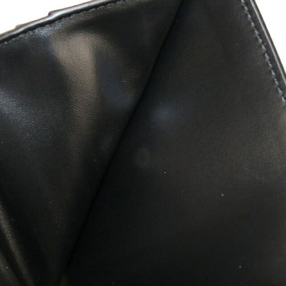 中古 セリーヌ 三つ折り財布 三折財布 レディース ブランド CELINE トリオンフ スモールフラップウォレット ブラック USDCE112279011