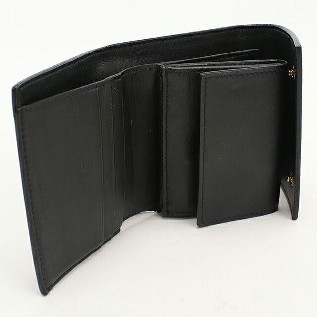 中古 セリーヌ 三つ折り財布 三折財布 レディース ブランド CELINE スモールトリフォールド 10B573BEL.38NO ブラック USDCE112614011