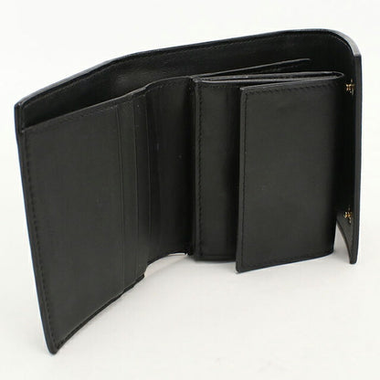 中古 セリーヌ 三つ折り財布 三折財布 レディース ブランド CELINE スモールトリフォールド 10B573BEL.38NO ブラック USDCE112614011