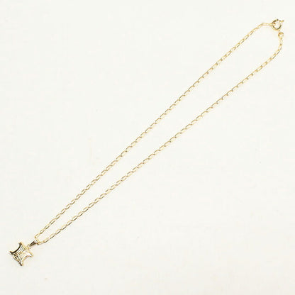 中古 セリーヌ ネックレス レディース ブランド CELINE トリオンフ ゴールド アクセサリー USDCE113037011