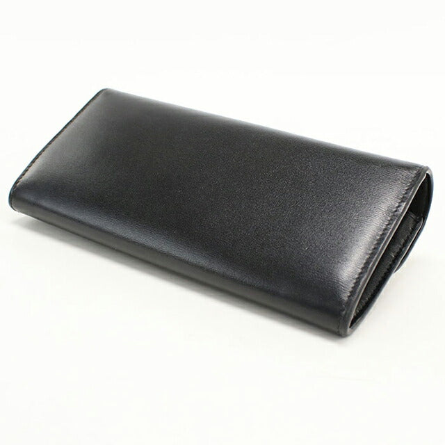 中古 セリーヌ 長財布ニ折小銭入付き レディース ブランド CELINE トリオンフ 長財布二つ折り レザー ブラック USDCE113081011