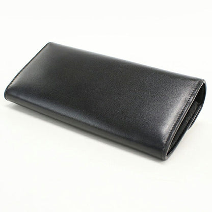 中古 セリーヌ 長財布ニ折小銭入付き レディース ブランド CELINE トリオンフ 長財布二つ折り レザー ブラック USDCE113081011
