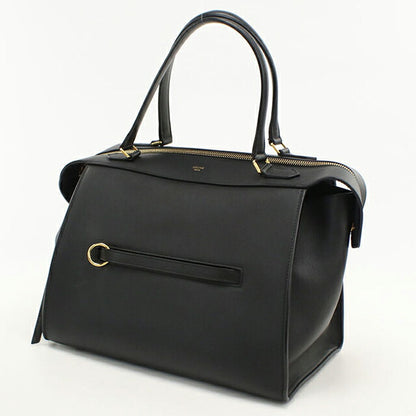 中古 セリーヌ トートバッグ レディース ブランド CELINE リングバッグ ブラック USDCE113130011