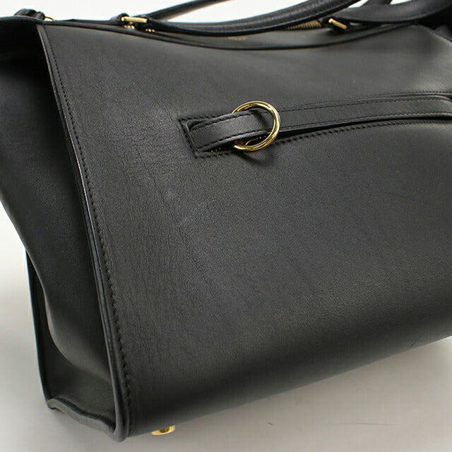 中古 セリーヌ トートバッグ レディース ブランド CELINE リングバッグ ブラック USDCE113130011