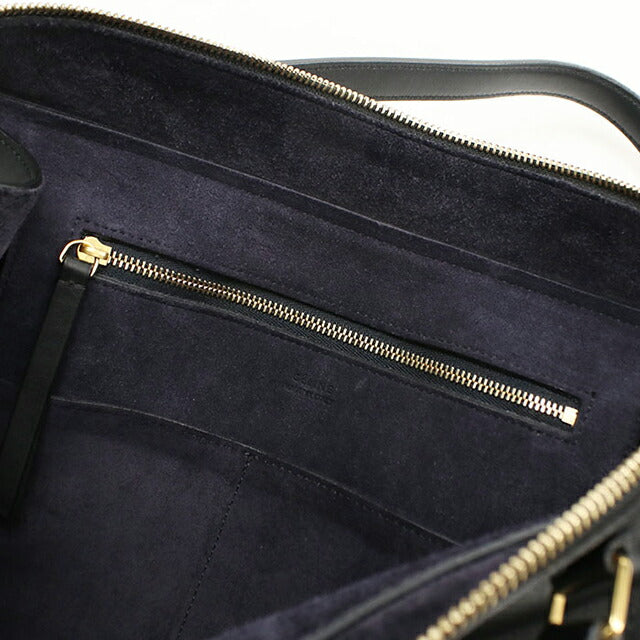 中古 セリーヌ トートバッグ レディース ブランド CELINE リングバッグ ブラック USDCE113130011