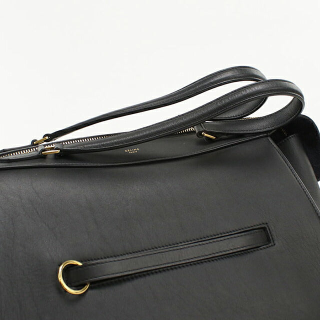 中古 セリーヌ トートバッグ レディース ブランド CELINE リングバッグ ブラック USDCE113130011