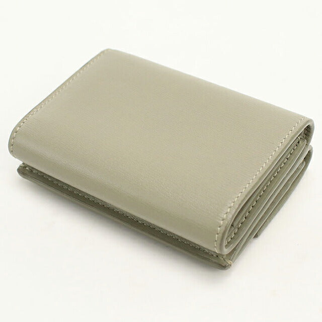 中古 セリーヌ 三つ折り財布 三折財布 レディース ブランド CELINE トリフォールドウォレット グレー USDCE113504011