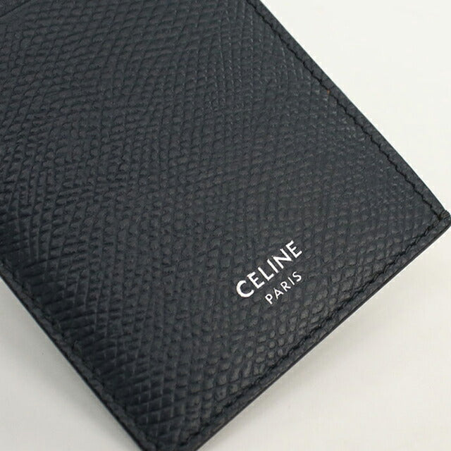 中古 セリーヌ カードケース メンズ ブランド CELINE レザー 10B673BEL ネイビー USDCE113582011