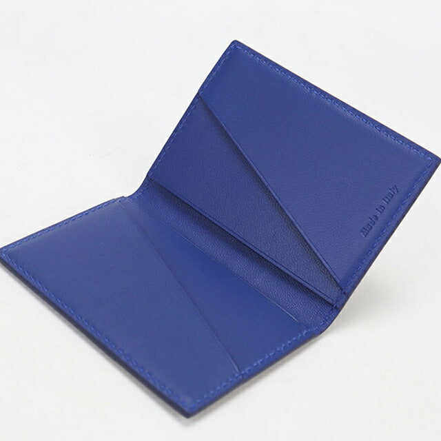 中古 セリーヌ カードケース レディース ブランド CELINE バイカラー レザー ブルー USDCE113994011