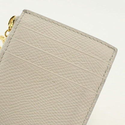 中古 セリーヌ 小銭入れ レディース ブランド CELINE ジップ付きカードホルダー フラグメントケース 10F993BEL ベージュ USDCE114092011