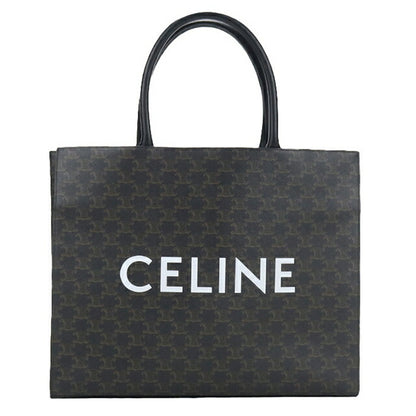 中古 セリーヌ トートバッグ メンズ ブランド CELINE トリオンフキャンバス ブラック USDCE114518011